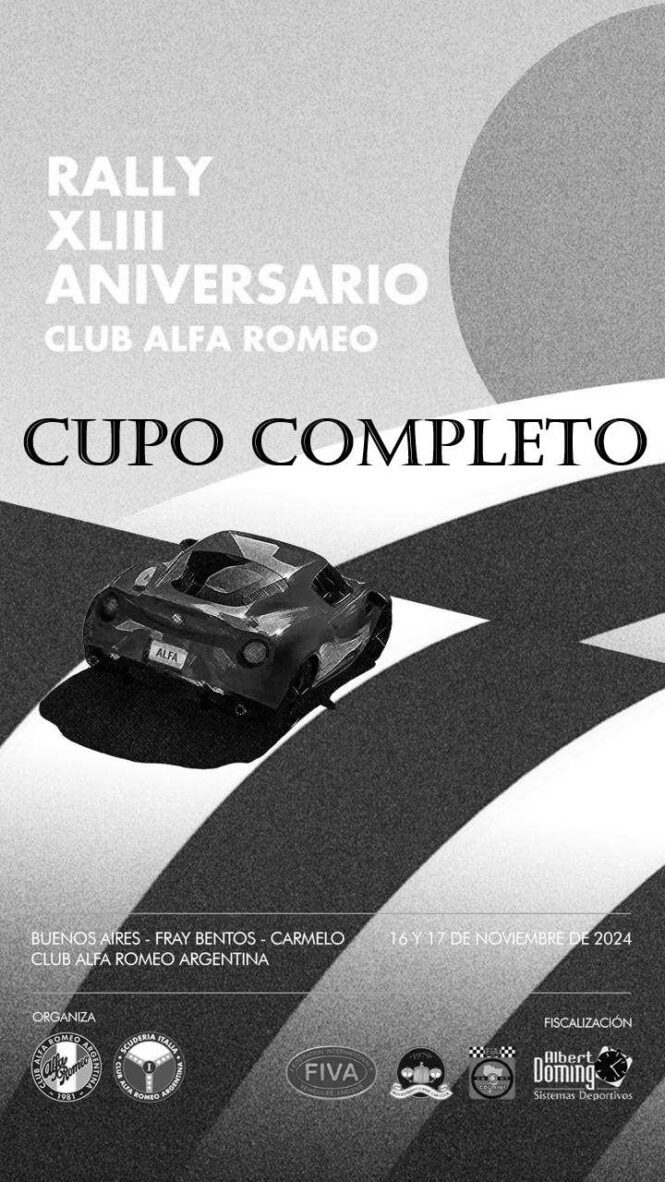 Rally 43 2024 Cupo Completo